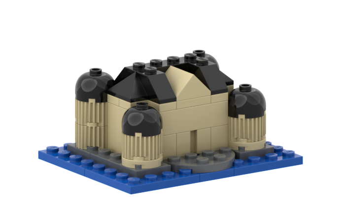 Legomodell Örebro Slott av RN Design AB
